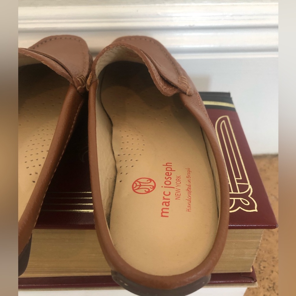 MARC JOSEPH - Union Penny Loafer Mule + Cognac Grainy + NWT - Picture 9 of 16